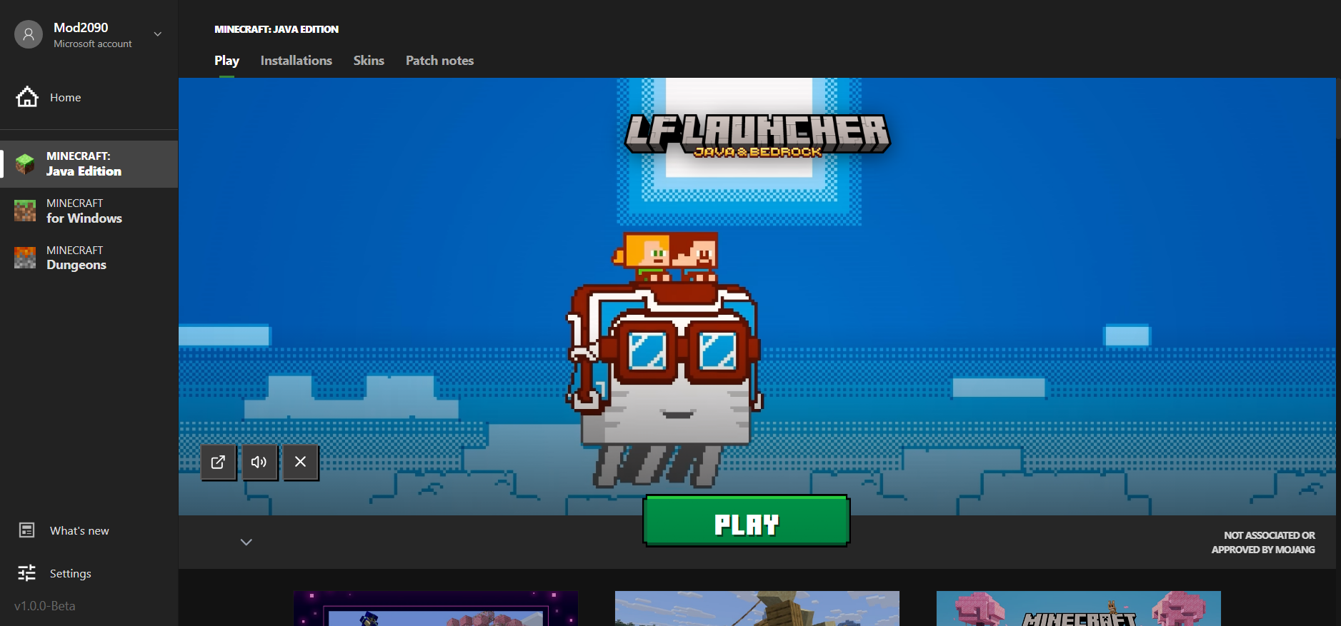 LF Launcher For Minecraft